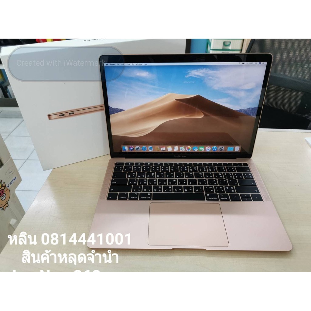 ขายถูกจ้า Macbook Air Retina 13in 2018 (Touch ID) สภาพนางฟ้า สวยครบ ...