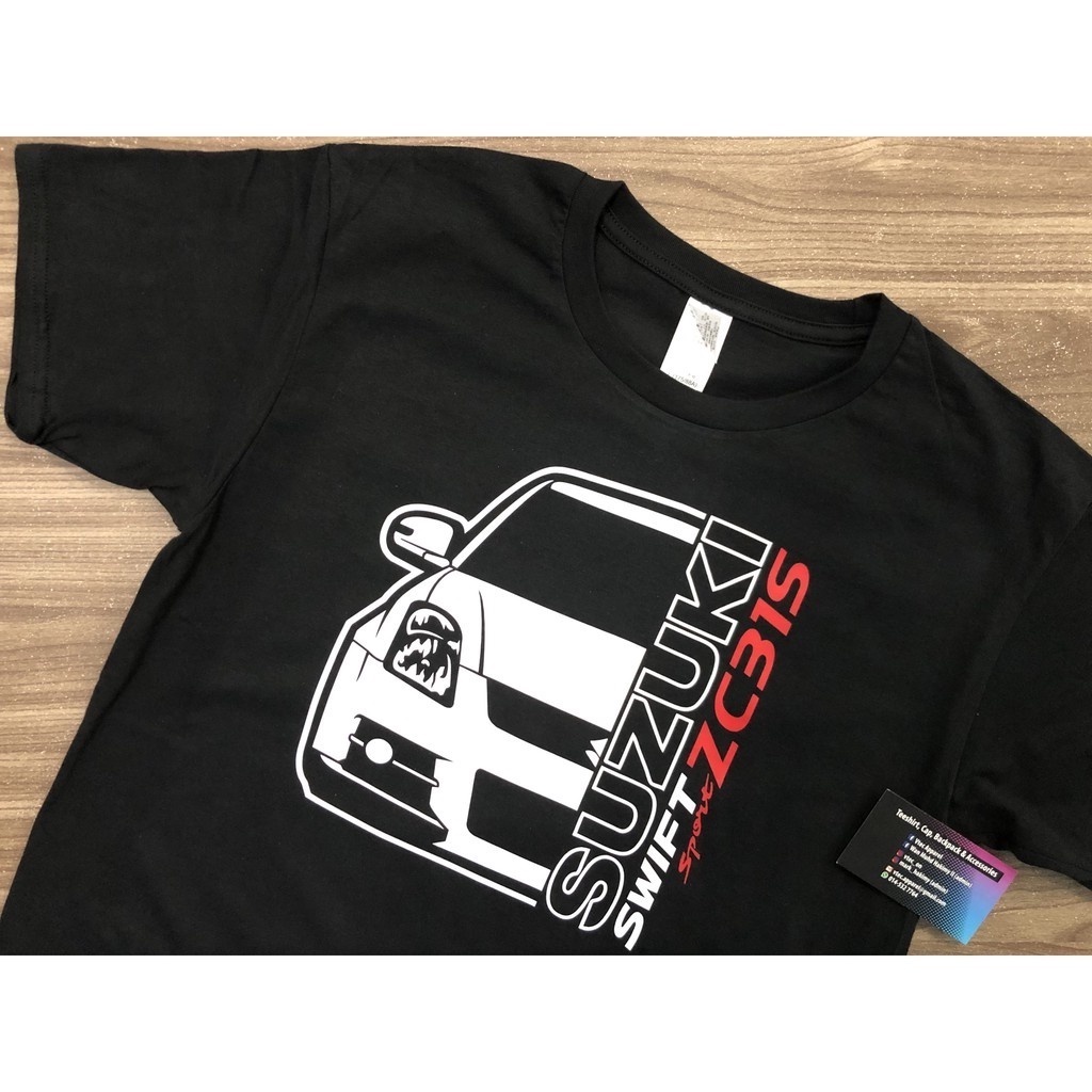 Suzuki Swift Sport ZC31S Limited *FRONT (เสื้อยืดสีดํา)