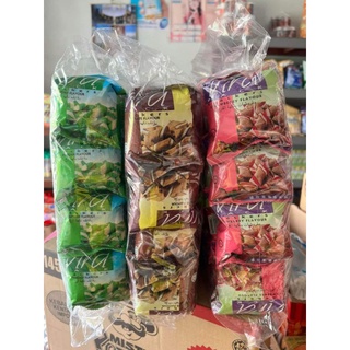 ❗❗ขนมแครกเกอร์มาเลในตำนาน ตรา Vira กรอบ  อร่อย  เคี้ยวเพลิน 💥  1 ถุงใหญ่ มี 40 ห่อ มี 3 รส-ช็อกโกแลต-ใบเตย-สตอเบอรี่