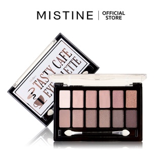 ของพร้อมส่ง🔥✅โครตฮิต✅🔥มิสทิน เทสตี้ คาเฟ่ อาย พาเลท MISTINE TASTY CAFE EYE PALETTE (เครื่องสำอาง,พาเลทแต่งหน้า,อายแชโด