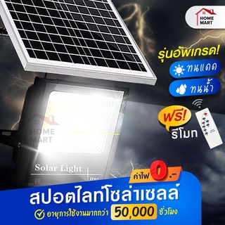 โค้ด ZALSZT2 ลด 20% | ไฟสปอตไลท์ | ไฟโซล่า แสงขาว ไฟโซล่าเซลล์ ไฟสปอร์ตไลท์ 300W 400W Solar Cell Spotlight ไฟนอกบ้าน สวน