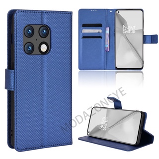 OnePlus 10 Pro 5G เคส Phone Holder Stand Case OnePlus 10Pro 5G เคสฝาพับ Wallet PU Leather Back Cover