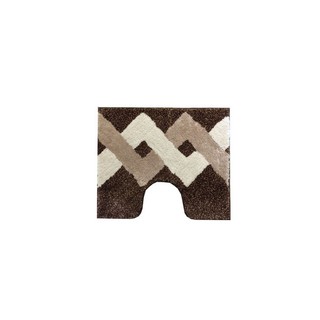 พรมห้องน้ำ CROSS น้ำตาล HOME LIVING STYLE | HOME LIVING STYLE | Cross Brown-3 พรมห้องน้ำ พรมและแผ่นกันลื่น Bathroom Hot