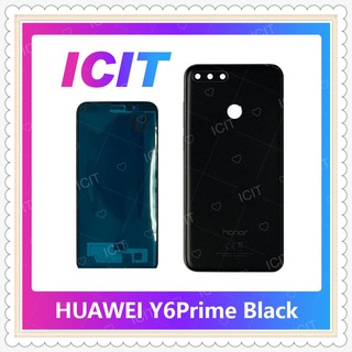 Body Huawei Y6prime/Y6 2018/ATU-L42 อะไหล่บอดี้ เคสกลางพร้อมฝาหลัง Body อะไหล่มือถือ ICIT-Display