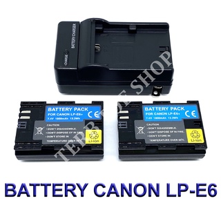 LPE6 / LP-E6 / LPE6N / LP-E6N Battery and Charger For Canon EOS 5D,6D,7D,60D,70D,80D,90D,EOS R