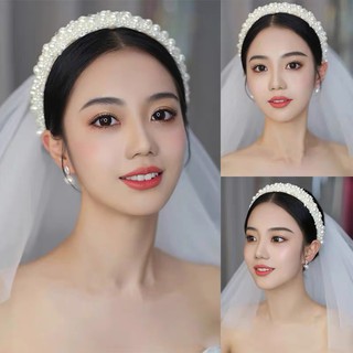 พร้อมส่ง 🇹🇭 ที่คาดผมมุก Pearl Headband คาดผมมุก คาดผมเจ้าสาว ที่คาดผมคริสตัล ที่คาดผมมุกใหญ่ ที่คาดผม