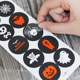 [STK-04] พร้อมส่ง  สติ๊กเกอร์Halloween 🎃 Sticker สติ๊กเกอร์