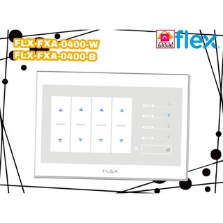 4 Dimmers 4 Scenes เปิด/ปิดทั้งหมด รุ่น FLX-FXA-0400-W FLX-FXA-0400-B