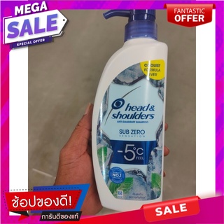 เฮดแอนด์โชว์เดอร์ แชมพูขจัดรังแค สูตรซับ ซีโร่ เซนเซชัน 410 มล. head and shoulder Anti-Dandruff Shampoo Sub Zero Sensati