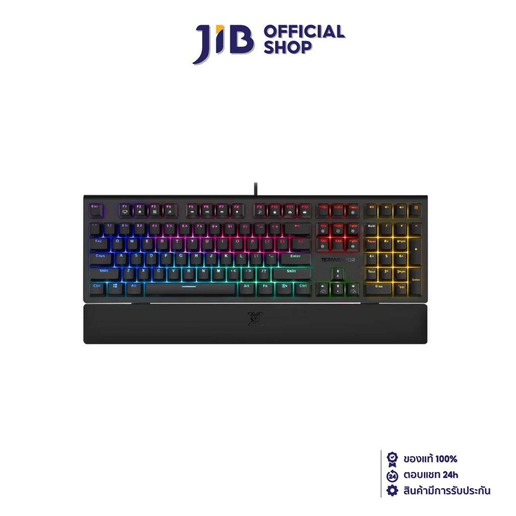KEYBOARD (คีย์บอร์ด) NUBWO X30 TERMINATOR (OUTEMU BLUE SWITCH) (RGB LED) (EN/TH)
