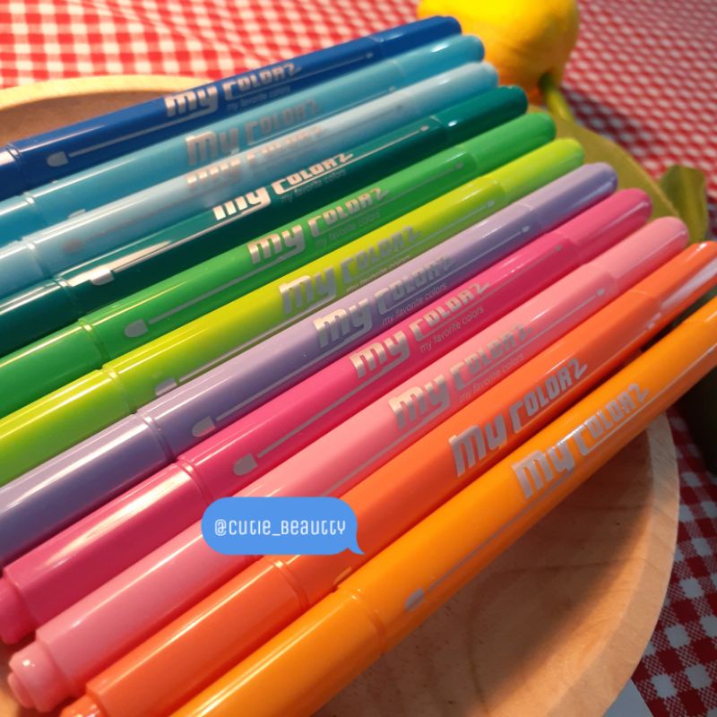 ปากกาไฮไลท์สี My color2 โทนสีเดียว