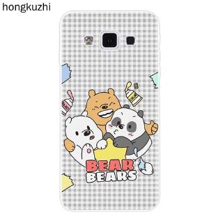 เคสโทรศัพท์ซิลิโคนพิมพ์ลายตัวอักษร samsung a 3 a 5 a 7 a 8 plus 2016 2017 2018 note 3 4 5 8 e5 bear villain