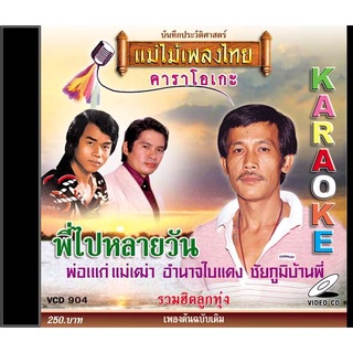 VCD-904 วีซีดีคาราโอเกะ ร้องง่าย ได้อารมณ์เดิม รวมฮิตลูกทุ่ง อัลบั้ม พี่ไปหลายวัน