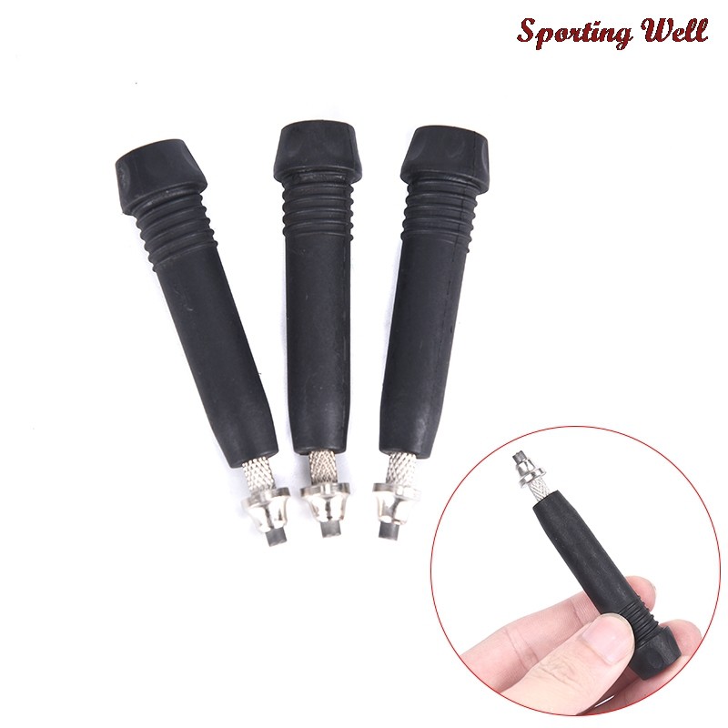 Camping Walking Hiking Stick Tip End Carbon Tungsten Steel Pointed Toe ...