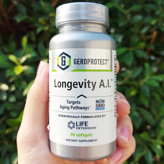 GEROPROTECT® Longevity A.I.™ 30 Softgels (Life Extension) ส่งเสริมการต่อต้านริ้วรอย เพื่อคงความอ่อนเยาว์