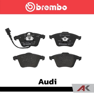 ผ้าเบรกหน้า Brembo โลว์-เมทัลลิก สำหรับ Audi Golf R/ GTI, TT(8J3/9) 2006 Scirocco รหัสสินค้า P85 079B ผ้าเบรคเบรมโบ้