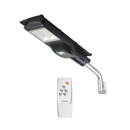 [พร้อมส่ง] HomeDoDee ไฟถนน SOLAR LUMAX 58-00282 40 วัตต์ DAYLIGHT สีดำ ไฟ Solar Cell โซลาเซลล์