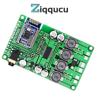 ZIQQUCU บอร์ดโมดูลขยายเสียงบลูทูธ 5.0 2*15W 10W รองรับเสียง AUX