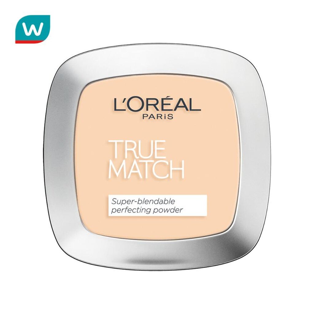 L'Oreal ลอรีอัล ปารีส ทรูแมชซูปเปอร์-เบลนเดเบิลเพอร์เฟคติ้งพาวเดอร์แป้งมิเนอรัลอัดแข็งN2ผิวขาวโทนชมพู9ก.