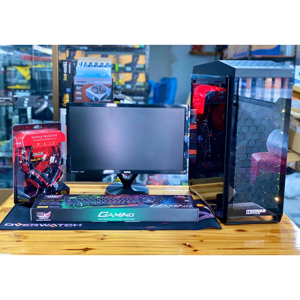 CORE I5 / RAM8G / GTX1050 TI 4GB/RX560 4GB / HDD500GB/SSD120GB จอ19-20นิ้ว แถมหูฟัง คอมพิวเตอร์ คอมป