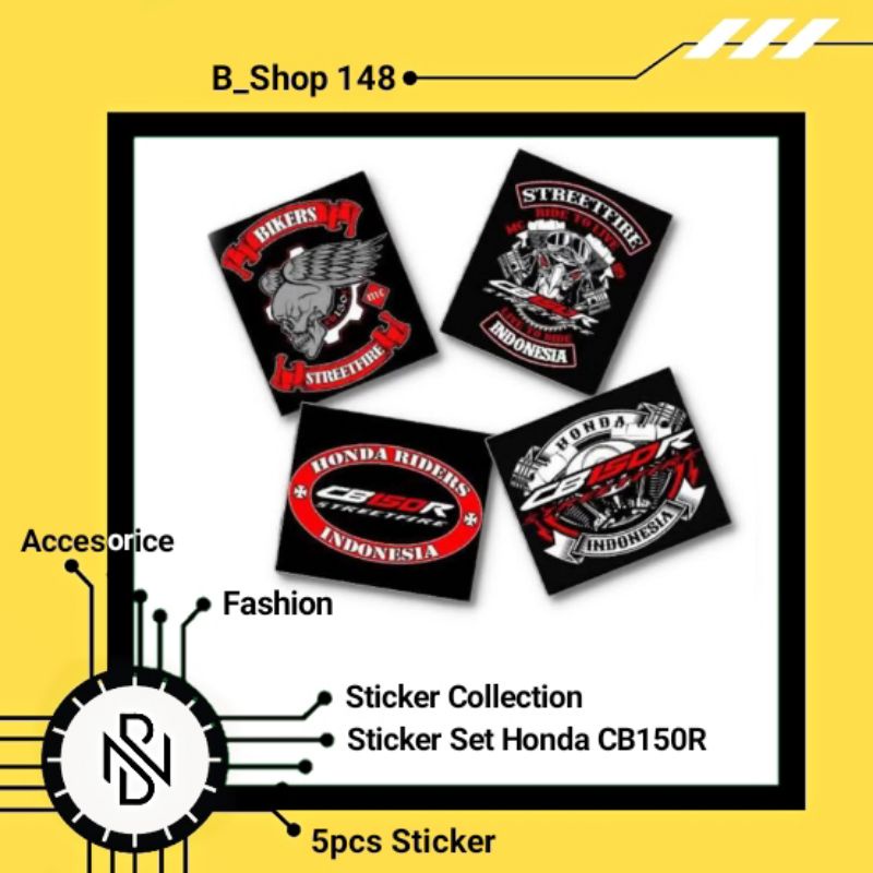 สติ๊กเกอร์ Honda CB 150r Streetfire/สติ๊กเกอร์ Honda CB Streetfire/Honda cb150 r สติ๊กเกอร์/cbr-CB S