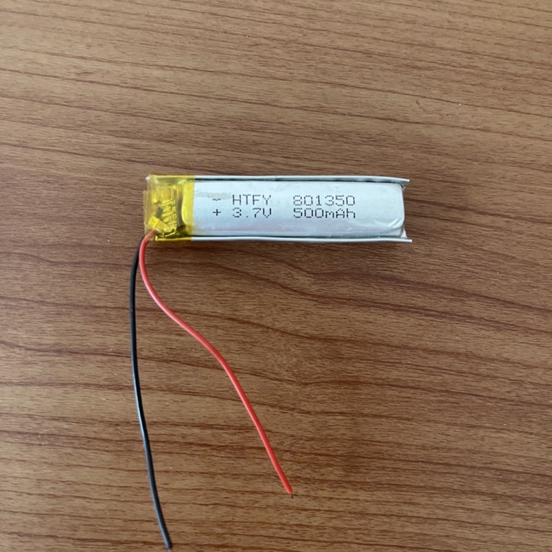 แบตเตอรี่3.7V500mah（801350）ก้อนหนา/ยาว
