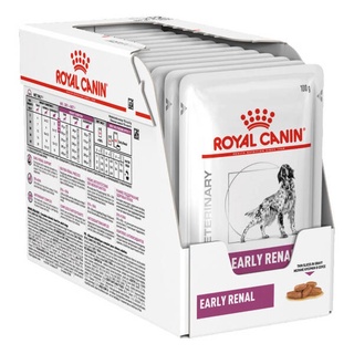 Royal Canin EARLY RENAL pouch ขนาดซองละ 100 กรัม(ขายยกกล่อง)อาหารเปียกสุนัขโรคไตระยะเริ่มต้น