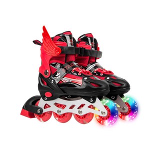 รองเท้าสเก็ต โรลเลอร์เบลด Roller Skate D202 รุ่น L=37-42 - Red