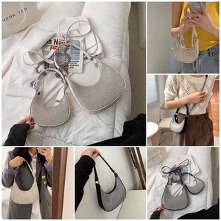 Crystal Bag Medium / Mini Size กระเป๋าสะพายข้าง กระเป๋าถือ สวย ขายดี แฟชั่น ราคาถูก พรีเมียม พร้อมส่ง คริสตัล หรูหรา hot