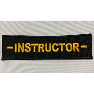 ป้าย อาร์ม INSTRUCTOR