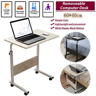 โต๊ะคอมข้างเตียง วางโน้ตบุ๊ก movable desk manzoku111