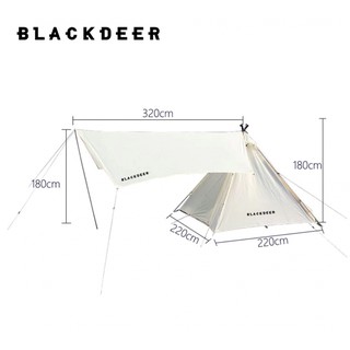 8.8 โค้ด "HSPAT10" ลดทันที 10% สูงสุด 1,000.blackdeer teepee tent with tarp พร้อมส่ง