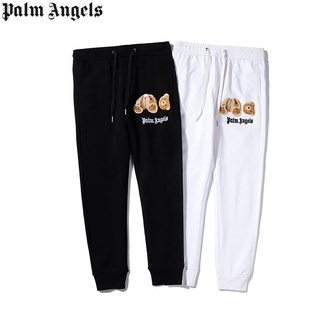 กางเกงขายาวลําลองแฟชั่นสําหรับ Unisex ผ้าฝ้ายลาย Palm Angels