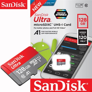 Sandisk Ultra Micro SDCard 32GB/64GB/128GB Class10 A1 (SDSQUA4) เมมโมรี่การ์ด ไมโครเอสดีการ์ด TF Card ประกัน 10ปี