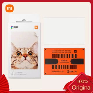 Xiaomi Ar Printer Mi Zink แผ่นกระดาษพิมพ์ลายมีกาวในตัวสําหรับ Xiaomi 3นิ้ว Photoprinter