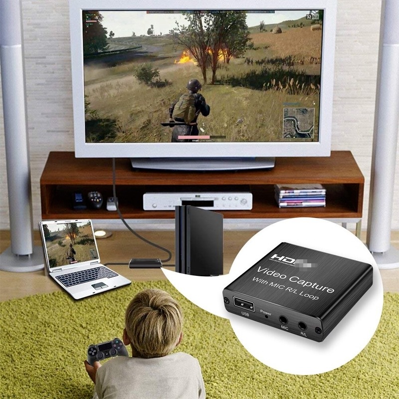 HD-MI Video Capture Card 1080p Game Capture Card USB 2.0 Recorder Box ...