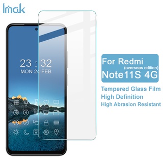 ฟิล์มกระจกนิรภัยกันรอยหน้าจอ บางพิเศษ กันระเบิด 9H สําหรับ Imak Redmi Note 11S 4G Global Redmi Note11S 4G