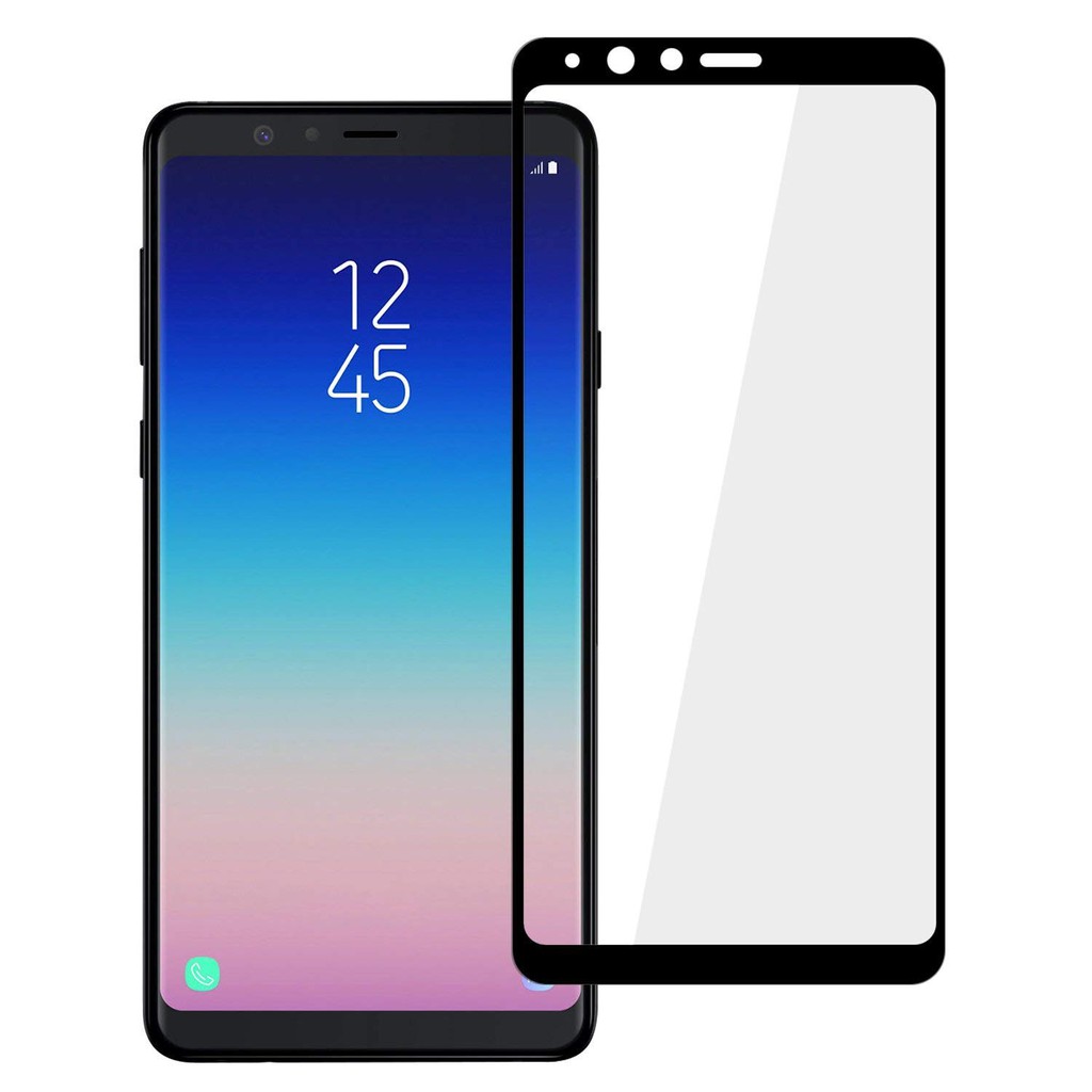 2 PCS Samsung Galaxy A8 Star เต็มหน้าจอฟิล์มกระจกนิรภัย GalaxyA8Star ป้องกันหน้าจอ Samsung A8 Star A