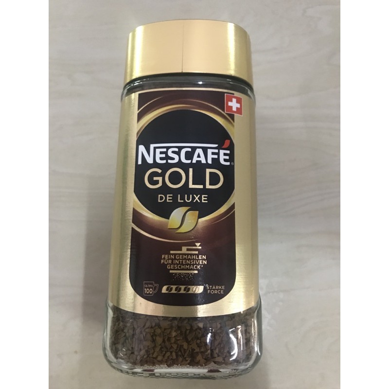 เนสกาแฟ โกลด์ ดีลักซ์  สวิสเซอร์แลนด์  Nescafe Gold Switzerland De Luxe