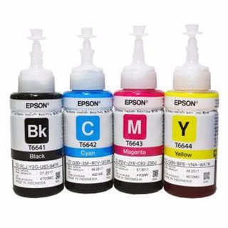 Epson INK Nobox T664BCMY 4 ขวด L-Series L100 L120 L220 L360 L365 L565 L1300 ของแท้