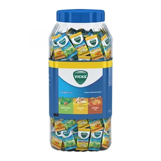 ลูกอมวิคส์ Vicks Cough Drops แก้ไอ แก้เจ็บคอ 200 เม็ด