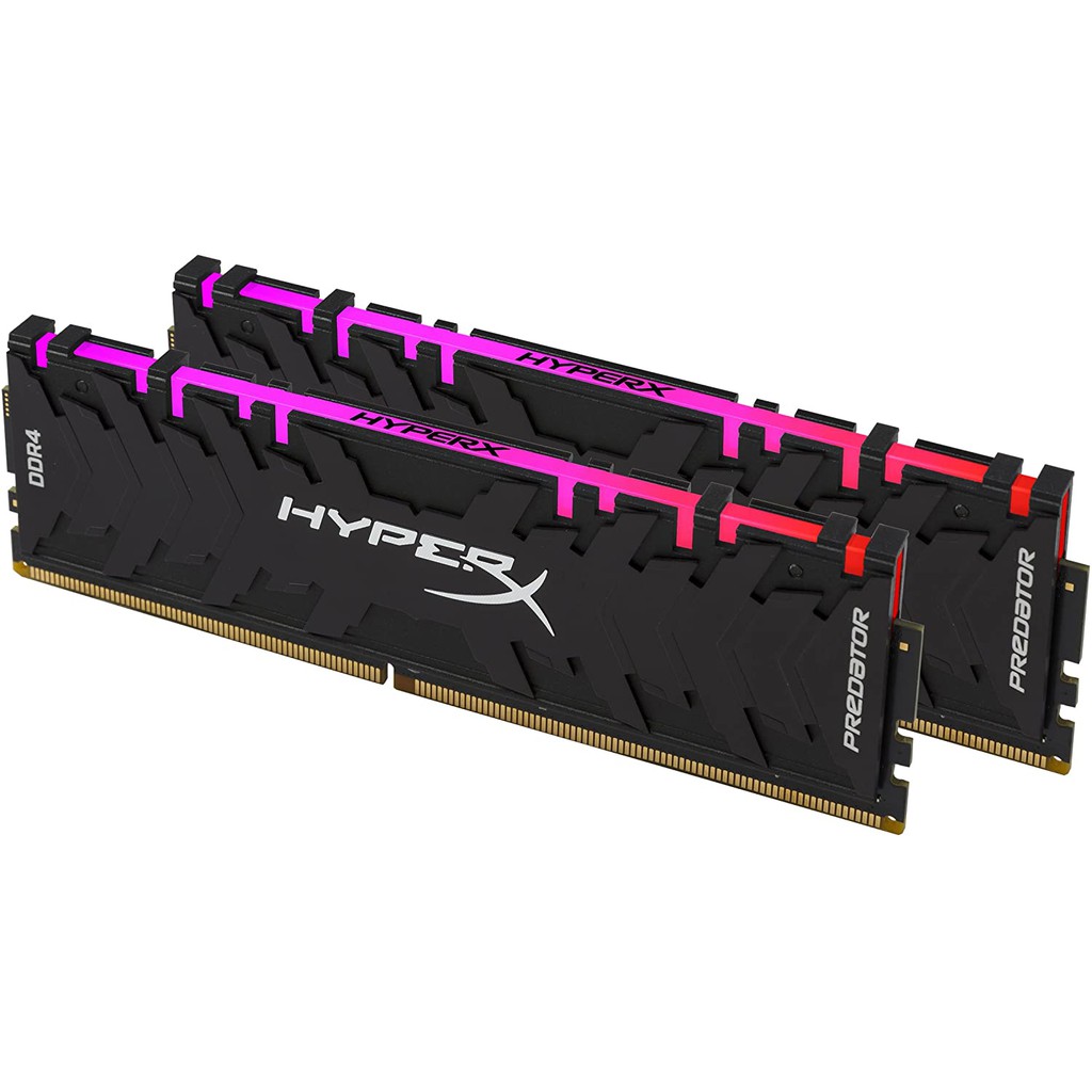 RAM DDR4/3200 Kingston HyperX PREDATOR RGB 8GB(8x1) 16GB(8x2) 16GB(16x1) (HX432C16PB3AK2/16) (HX432C