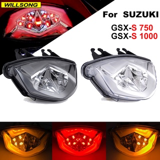 ไฟท้ายไฟเบรก Led สําหรับรถจักรยานยนต์ Suzuki Gsxs750 Gsxs1000 F / Z 2015-2020