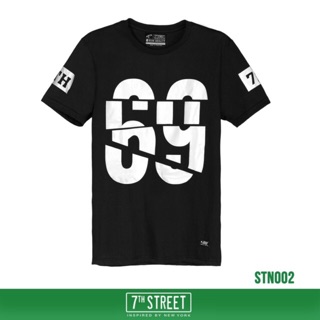 เสื้อยืดอินเทรนด์ผู้ชายอินเทรนด์ผู้หญิง7th Street (ของแท้) เสื้อยืด มี 2XL,3XL,5XL รุ่น STN002S-3XL