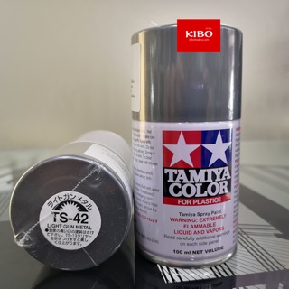 สีสเปรย์ทามิย่า Tamiya TS-42 light gun metal สีกันเมทัลอ่อน