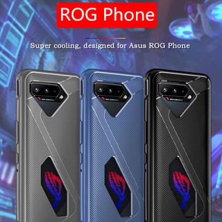 Asus ROG Phone 5 5s Pro Luxury Shockproof Armor Case Soft TPU Silicone ASUS Rog II 2 3 ZS660KL Full Phone Protective Matte Back Cover