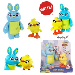 🇺🇸ลิขสิทธิ์​แท้​จาก​อเมริกา​🇺🇸 Toy Story 4 Ducky​ and Bunny Interactive​Talking Figure