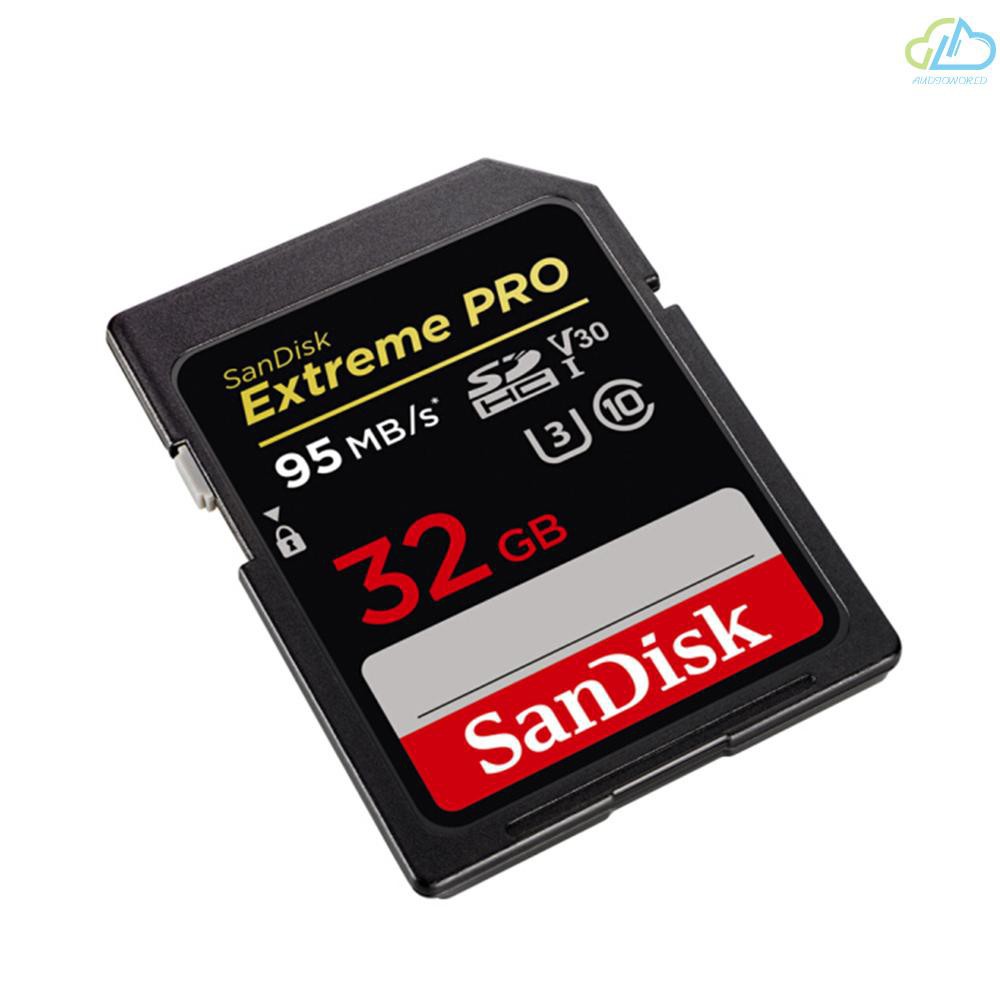 Genuine Original  Extreme Pro SDHC 32GB SD Card U3 C10 V30 4K Memory Card Super Fast Speed