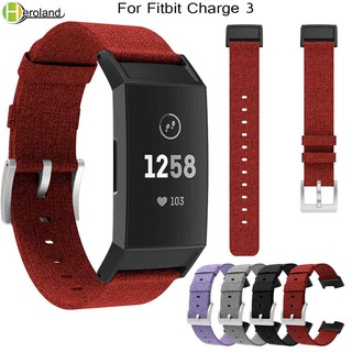 สายนาฬิกาข้อมือไนล่อนสำหรับ for Fitbit Charge 3 / Fitbit Charge 4