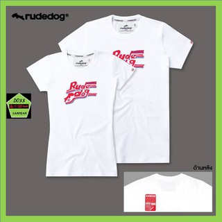 Rudedog เสื้อคอกลมชาย  หญิง รุ่น Bubble21 สีขาว